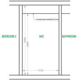 Walk-In Closet Cross-Section Detail