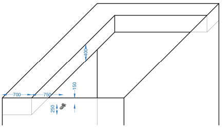 Isometric Breakdown Mapping Variable Layout Coordinates